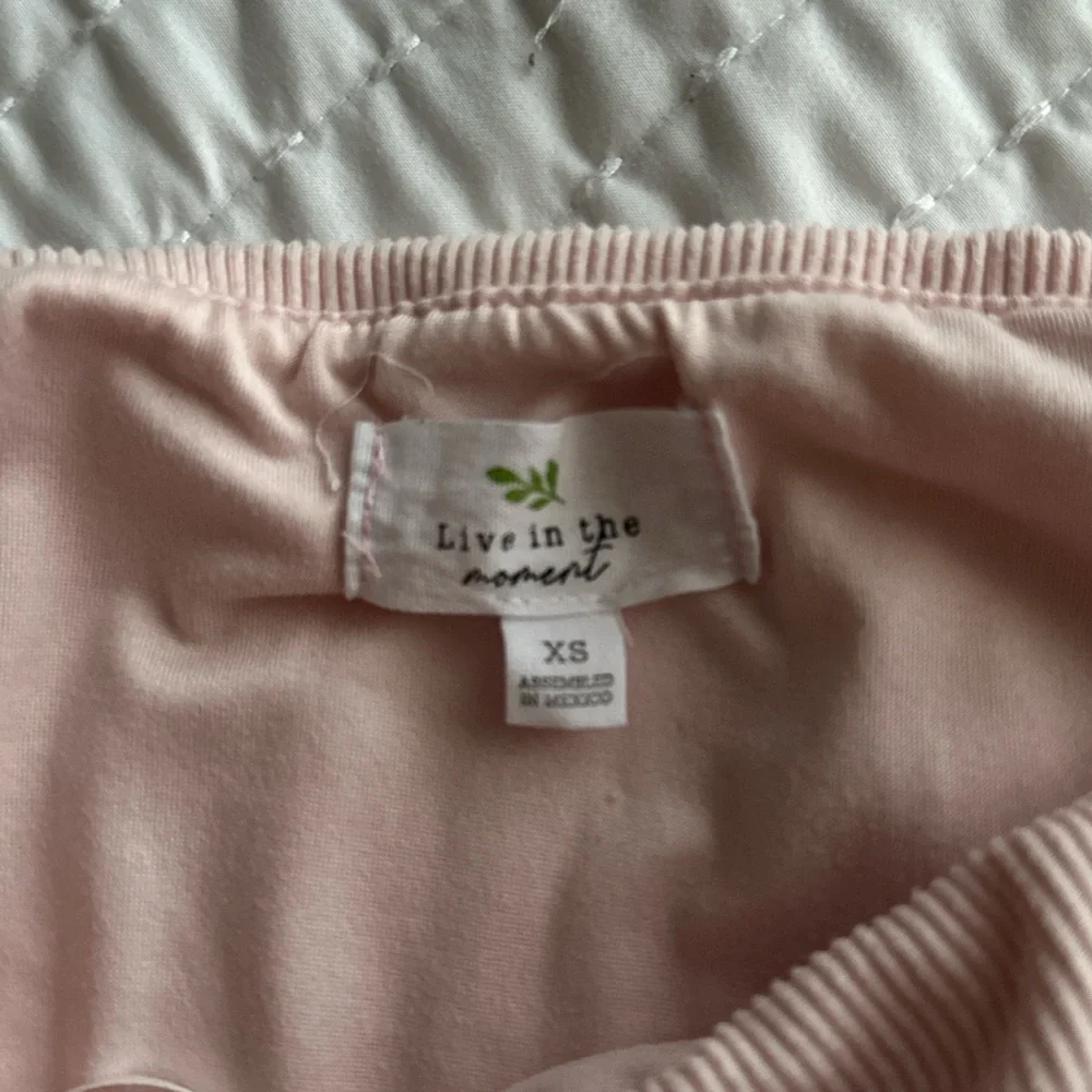 Pink Ribbed Tube Top - Picture 3 of 3